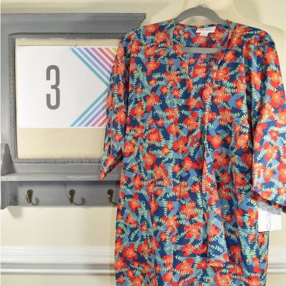 LuLaRoe Kids Bianka - Floral Kimono Cardigan